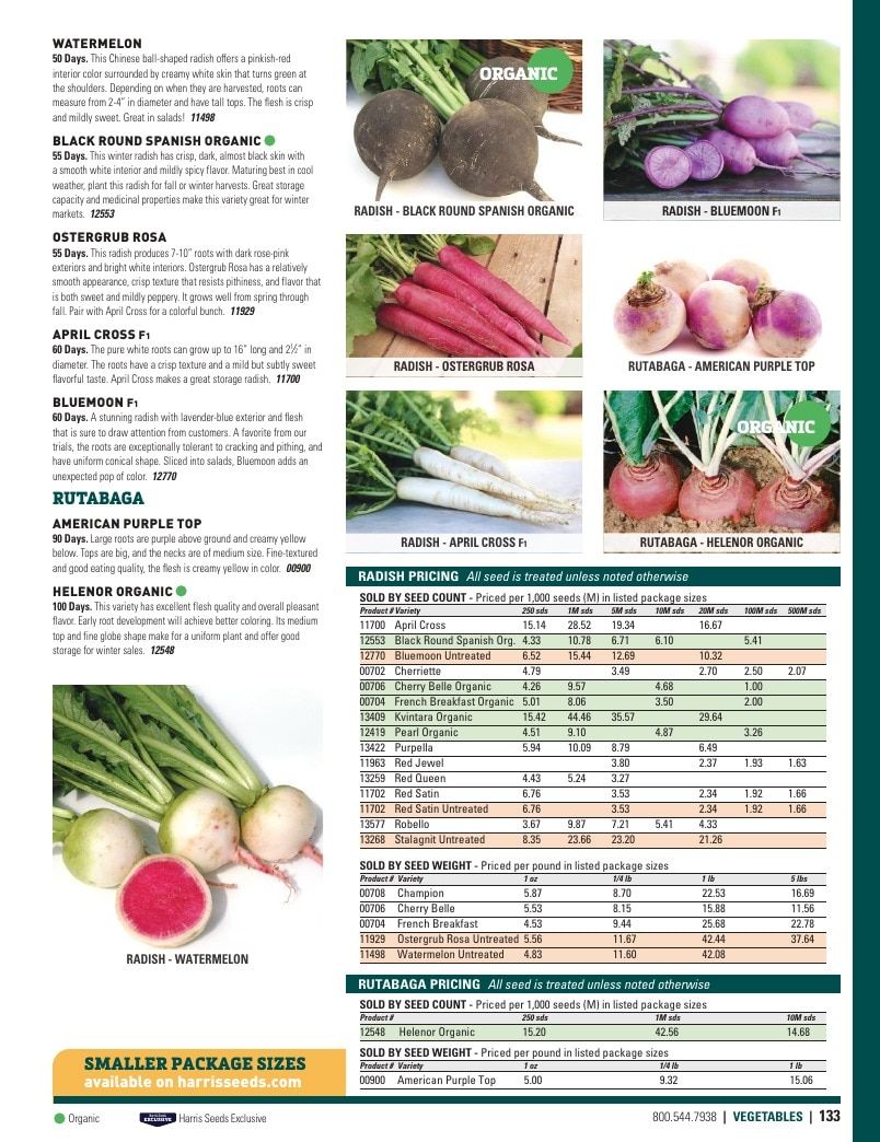 Harris Seeds Vegetable and Cut Flower Catalog Weekly Ad January 1 - December 31, 2026
