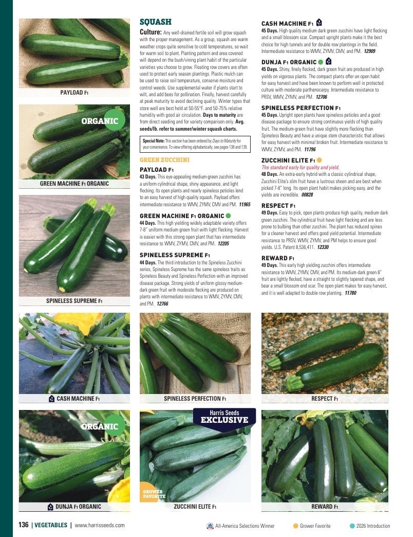 Harris Seeds Vegetable and Cut Flower Catalog Weekly Ad January 1 - December 31, 2026