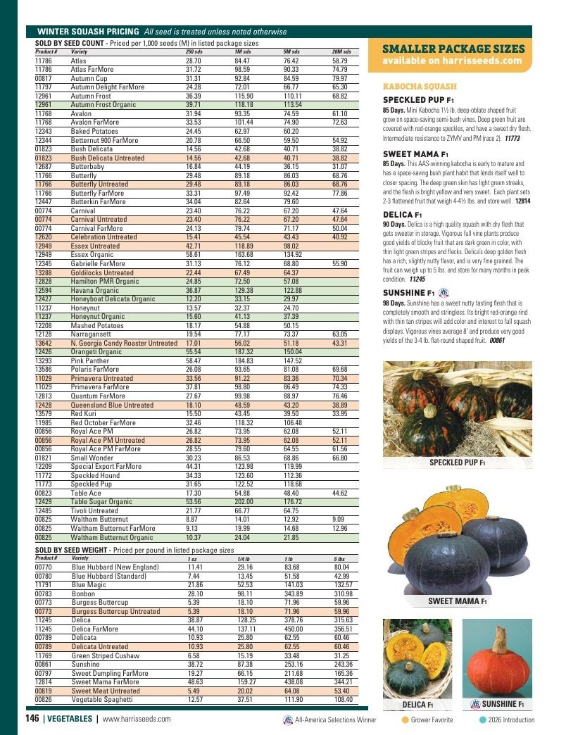 Harris Seeds Vegetable and Cut Flower Catalog Weekly Ad January 1 - December 31, 2026