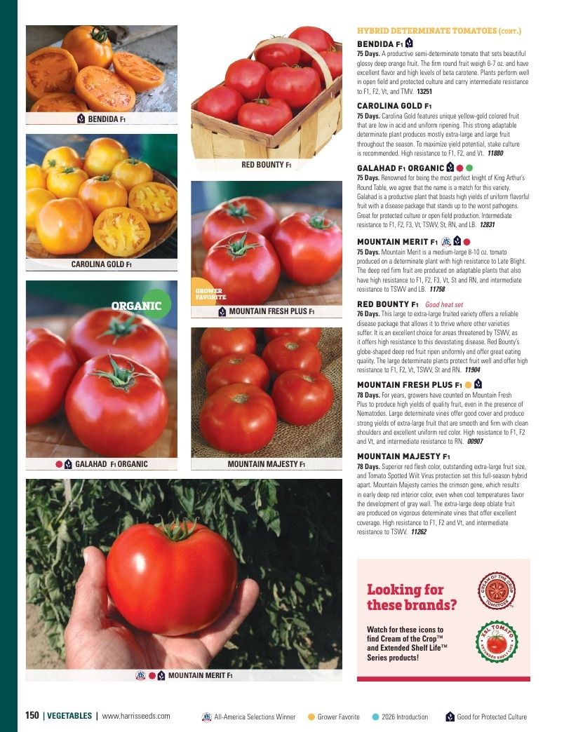 Harris Seeds Vegetable and Cut Flower Catalog Weekly Ad January 1 - December 31, 2026