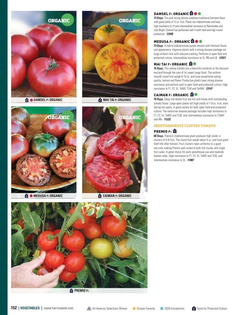 Harris Seeds Vegetable and Cut Flower Catalog Weekly Ad January 1 - December 31, 2026