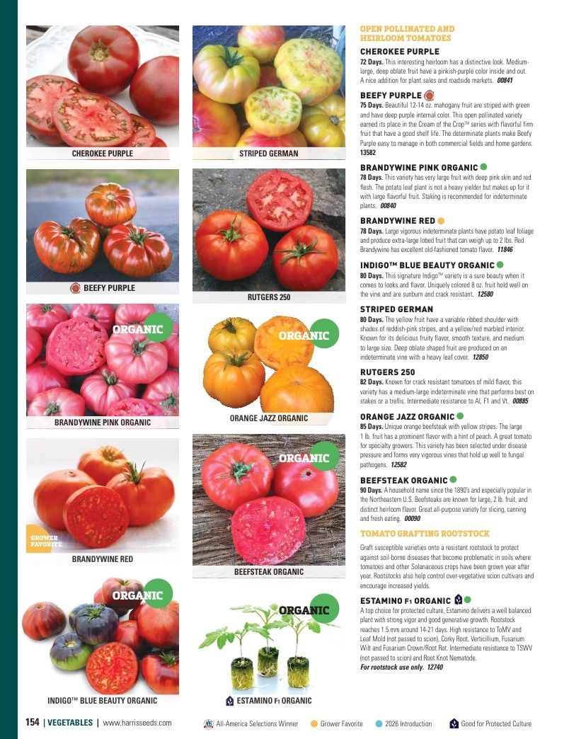 Harris Seeds Vegetable and Cut Flower Catalog Weekly Ad January 1 - December 31, 2026