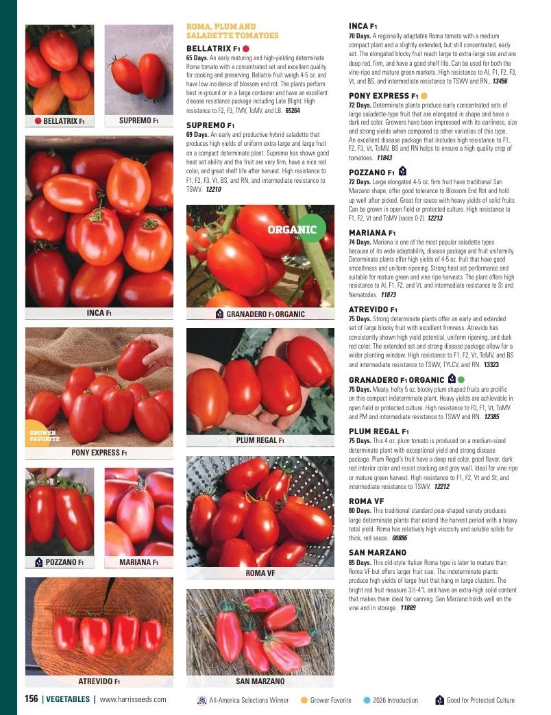 Harris Seeds Vegetable and Cut Flower Catalog Weekly Ad January 1 - December 31, 2026