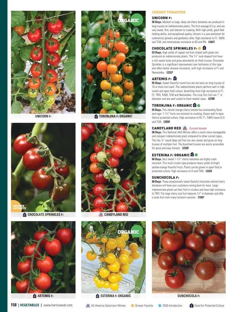 Harris Seeds Vegetable and Cut Flower Catalog Weekly Ad January 1 - December 31, 2026