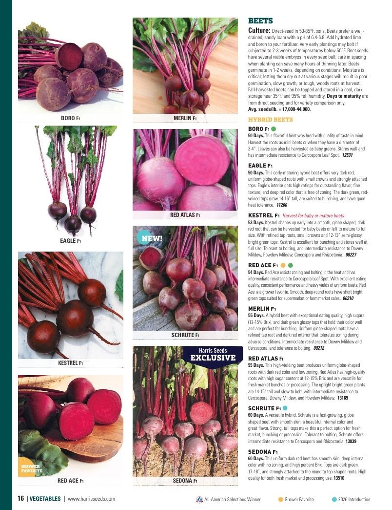 Harris Seeds Vegetable and Cut Flower Catalog Weekly Ad January 1 - December 31, 2026