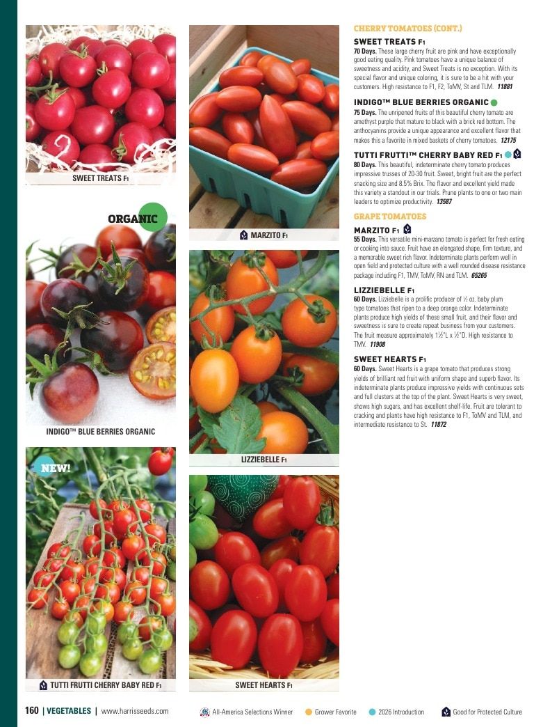 Harris Seeds Vegetable and Cut Flower Catalog Weekly Ad January 1 - December 31, 2026