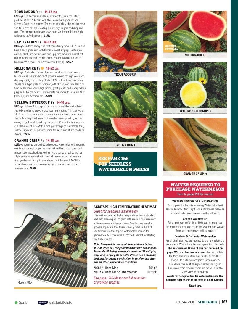 Harris Seeds Vegetable and Cut Flower Catalog Weekly Ad January 1 - December 31, 2026