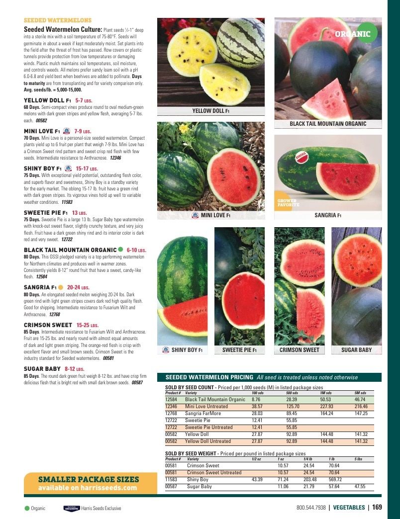 Harris Seeds Vegetable and Cut Flower Catalog Weekly Ad January 1 - December 31, 2026