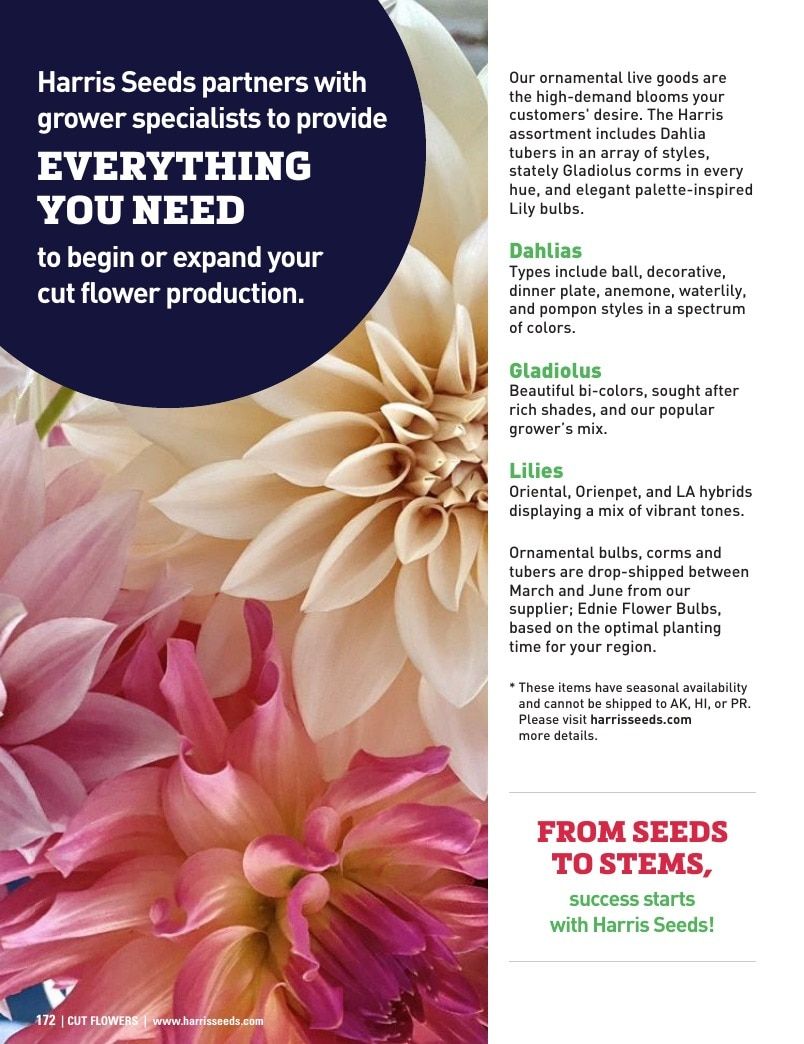 Harris Seeds Vegetable and Cut Flower Catalog Weekly Ad January 1 - December 31, 2026