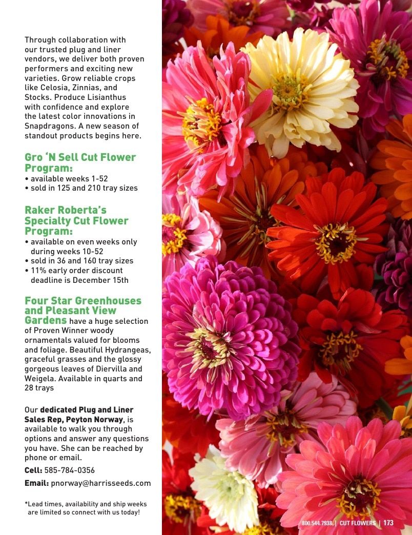 Harris Seeds Vegetable and Cut Flower Catalog Weekly Ad January 1 - December 31, 2026