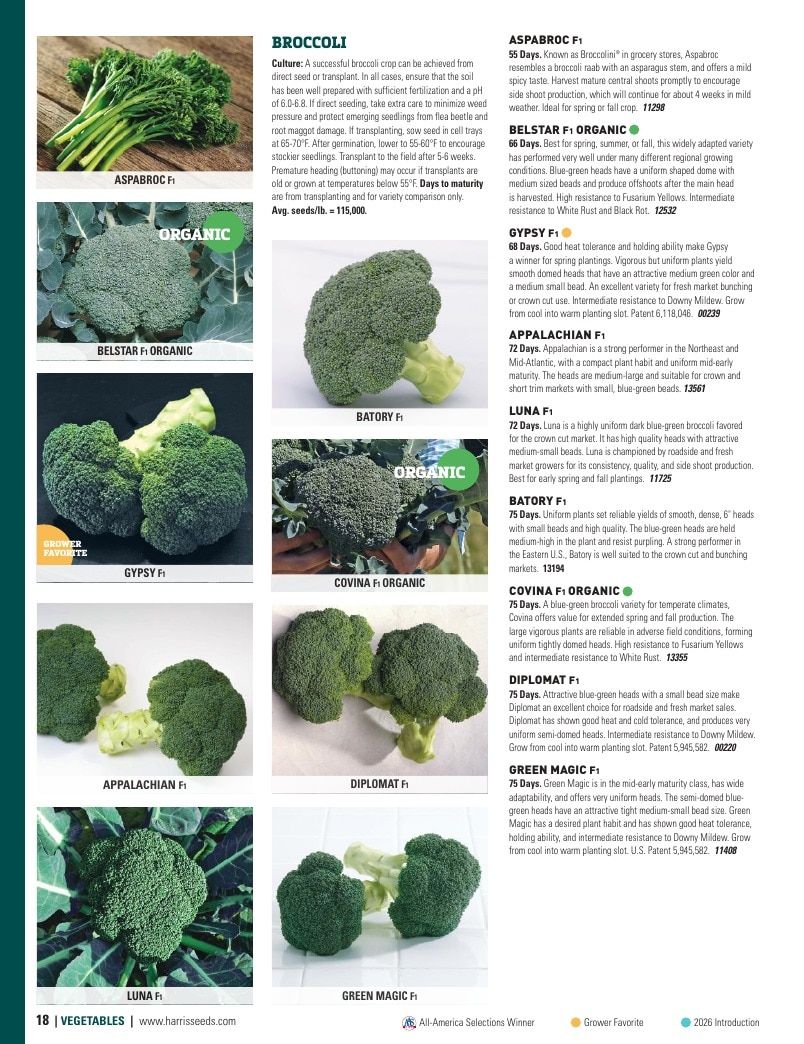 Harris Seeds Vegetable and Cut Flower Catalog Weekly Ad January 1 - December 31, 2026