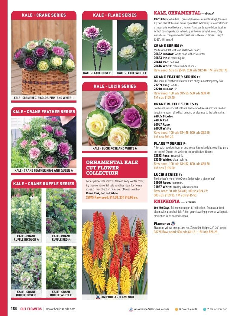Harris Seeds Vegetable and Cut Flower Catalog Weekly Ad January 1 - December 31, 2026