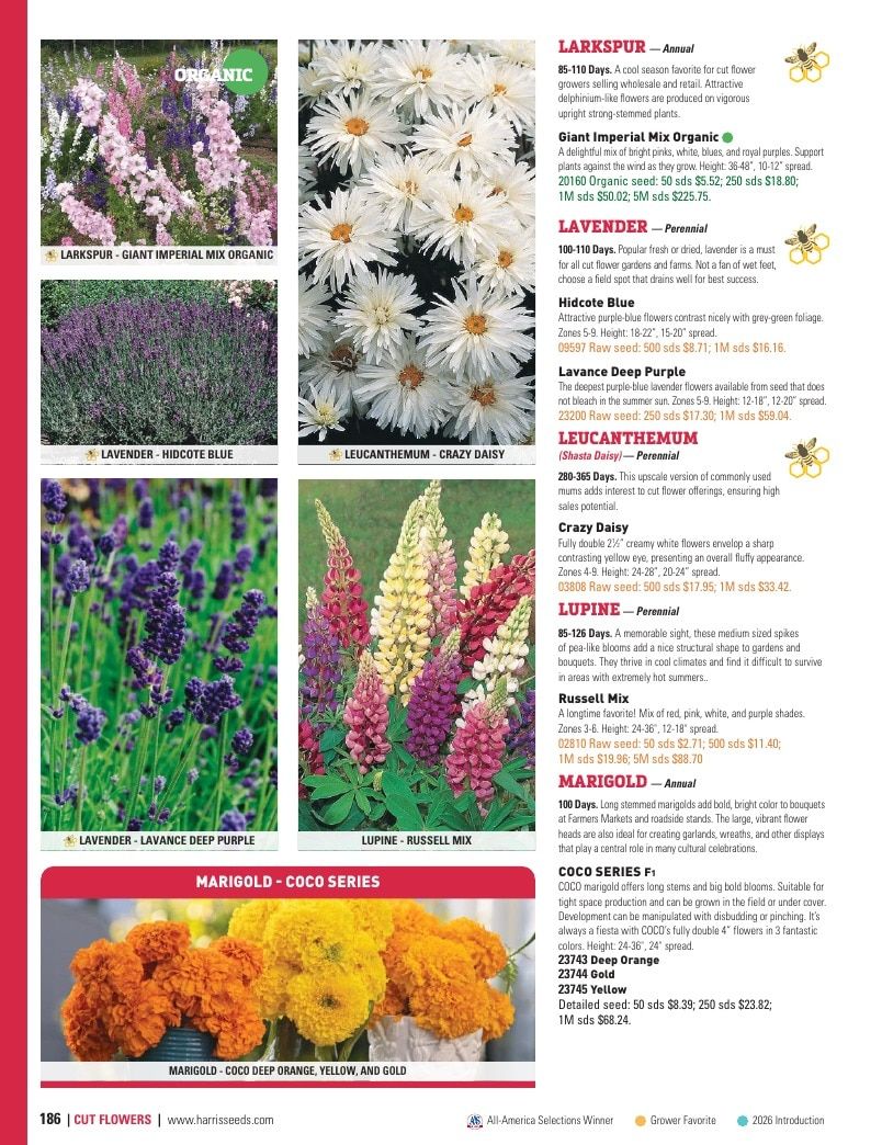 Harris Seeds Vegetable and Cut Flower Catalog Weekly Ad January 1 - December 31, 2026