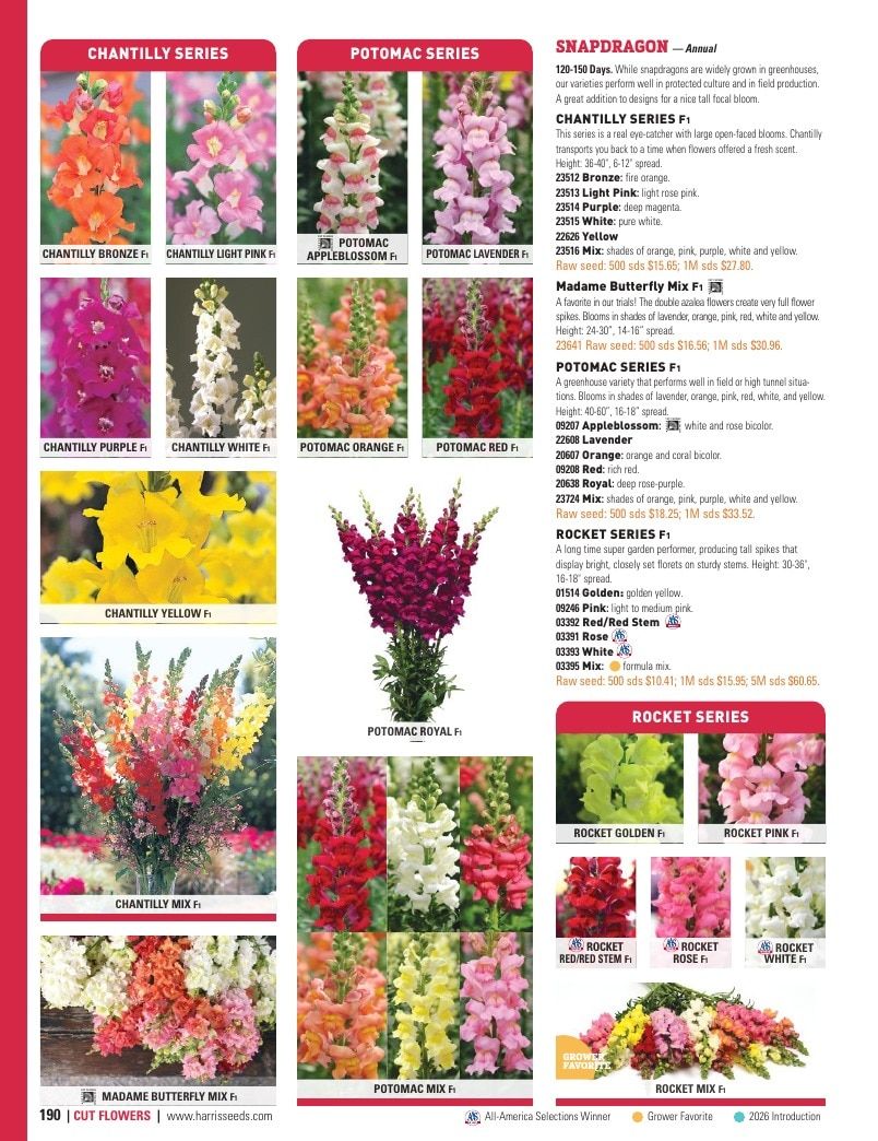 Harris Seeds Vegetable and Cut Flower Catalog Weekly Ad January 1 - December 31, 2026