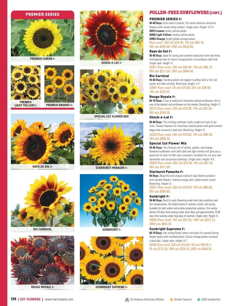 Harris Seeds Vegetable and Cut Flower Catalog Weekly Ad January 1 - December 31, 2026
