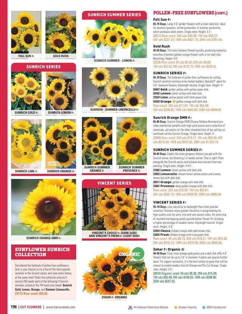 Harris Seeds Vegetable and Cut Flower Catalog Weekly Ad January 1 - December 31, 2026
