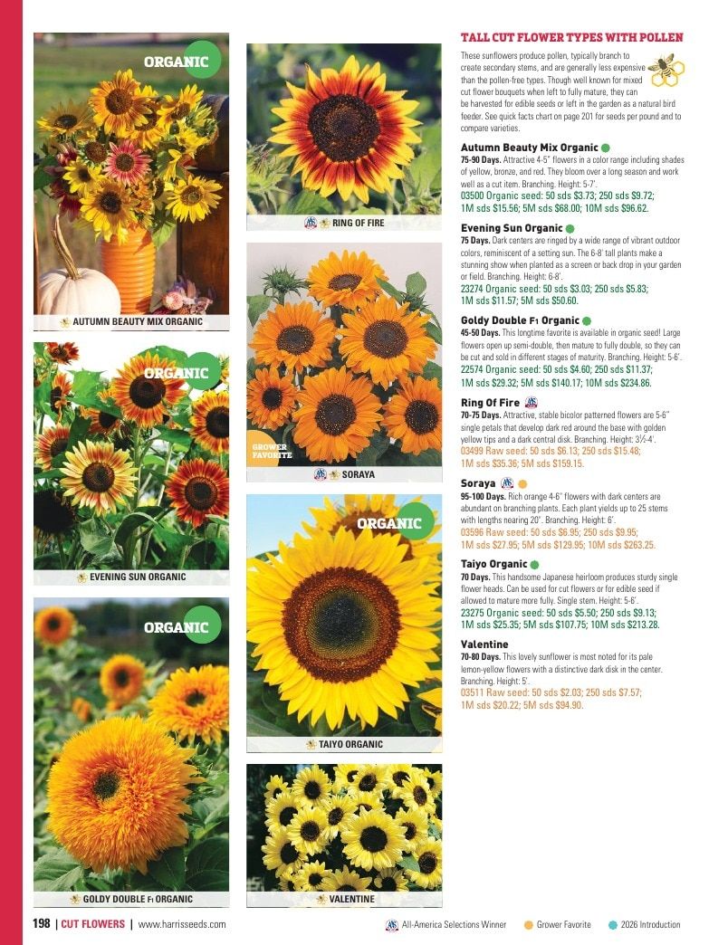 Harris Seeds Vegetable and Cut Flower Catalog Weekly Ad January 1 - December 31, 2026
