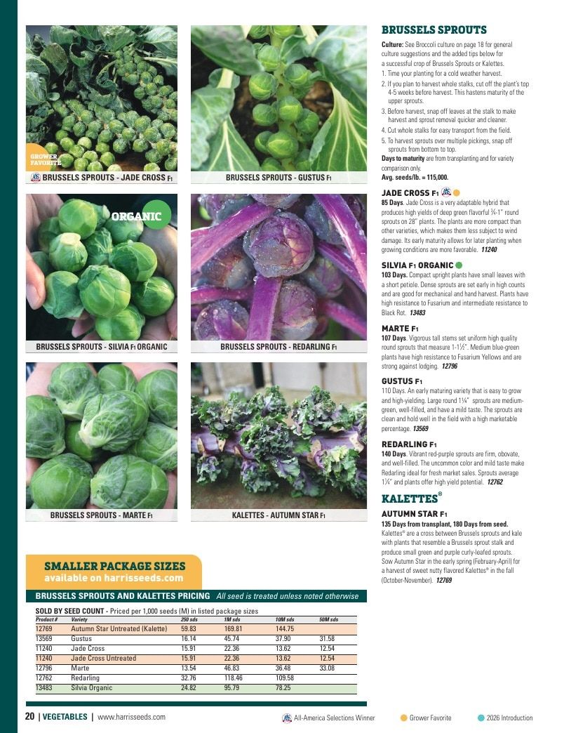 Harris Seeds Vegetable and Cut Flower Catalog Weekly Ad January 1 - December 31, 2026