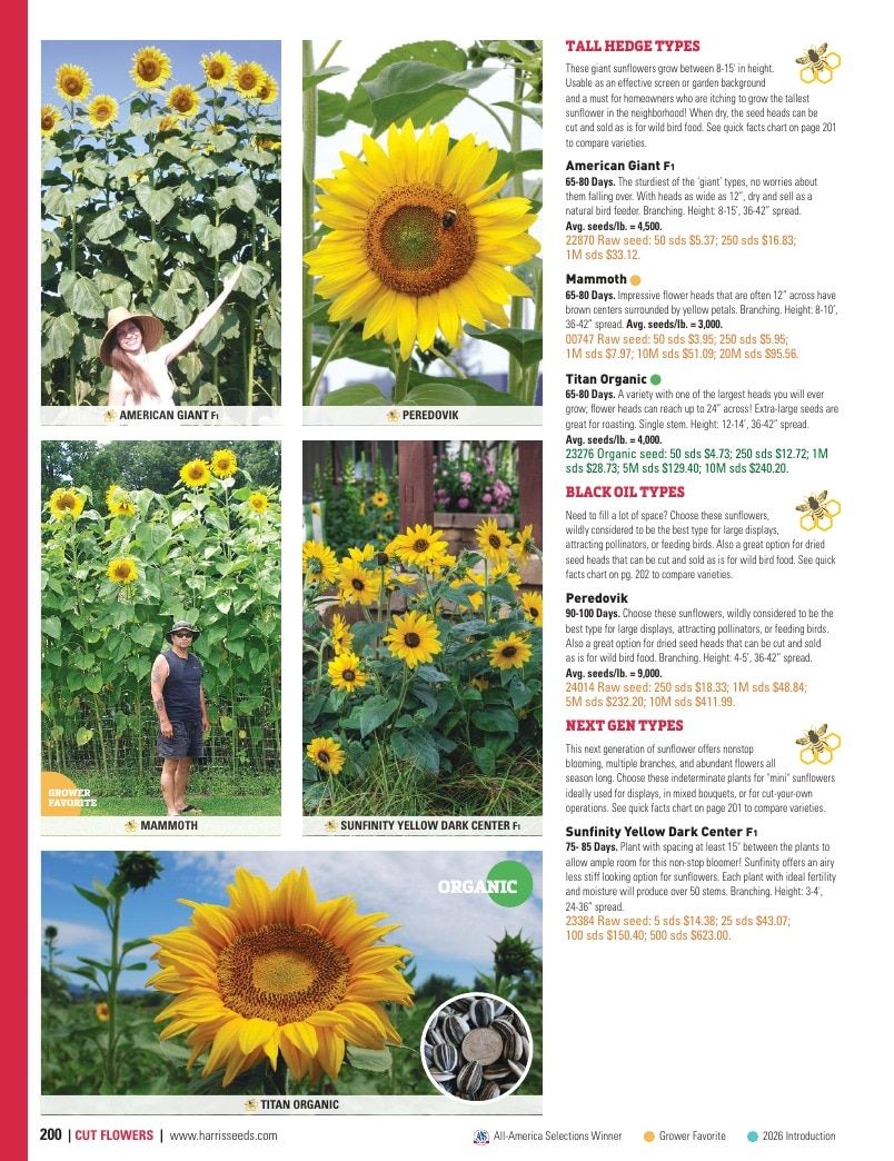Harris Seeds Vegetable and Cut Flower Catalog Weekly Ad January 1 - December 31, 2026