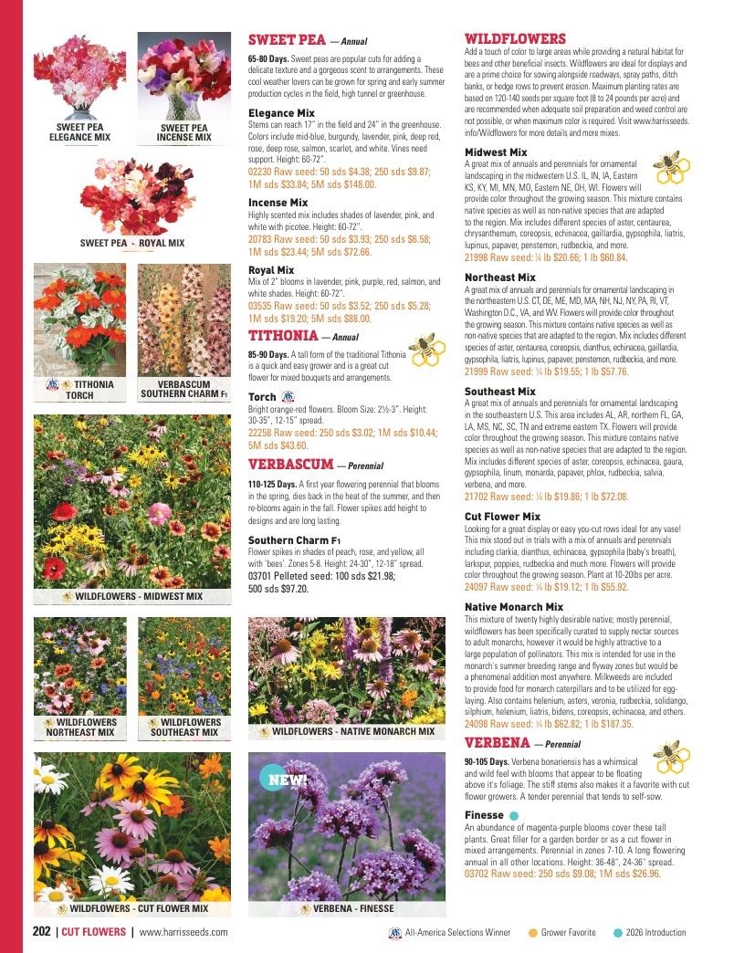 Harris Seeds Vegetable and Cut Flower Catalog Weekly Ad January 1 - December 31, 2026