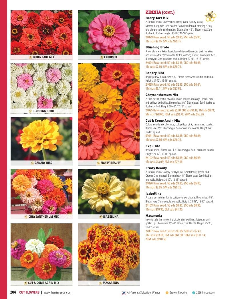 Harris Seeds Vegetable and Cut Flower Catalog Weekly Ad January 1 - December 31, 2026