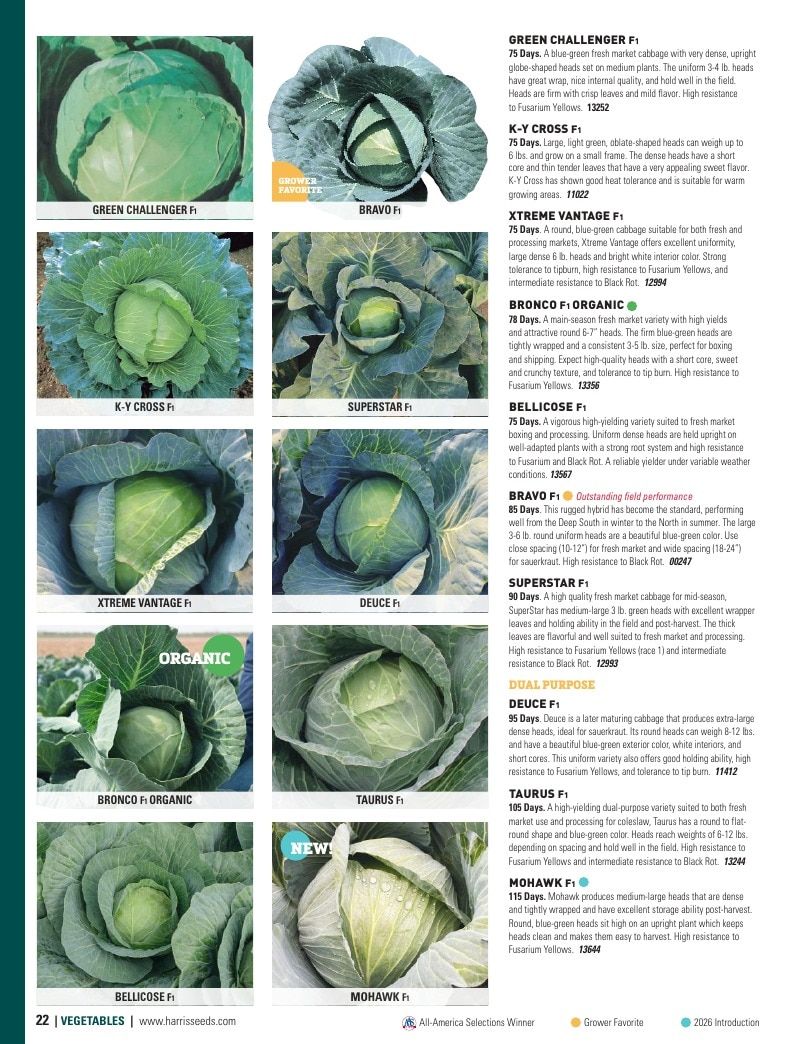 Harris Seeds Vegetable and Cut Flower Catalog Weekly Ad January 1 - December 31, 2026
