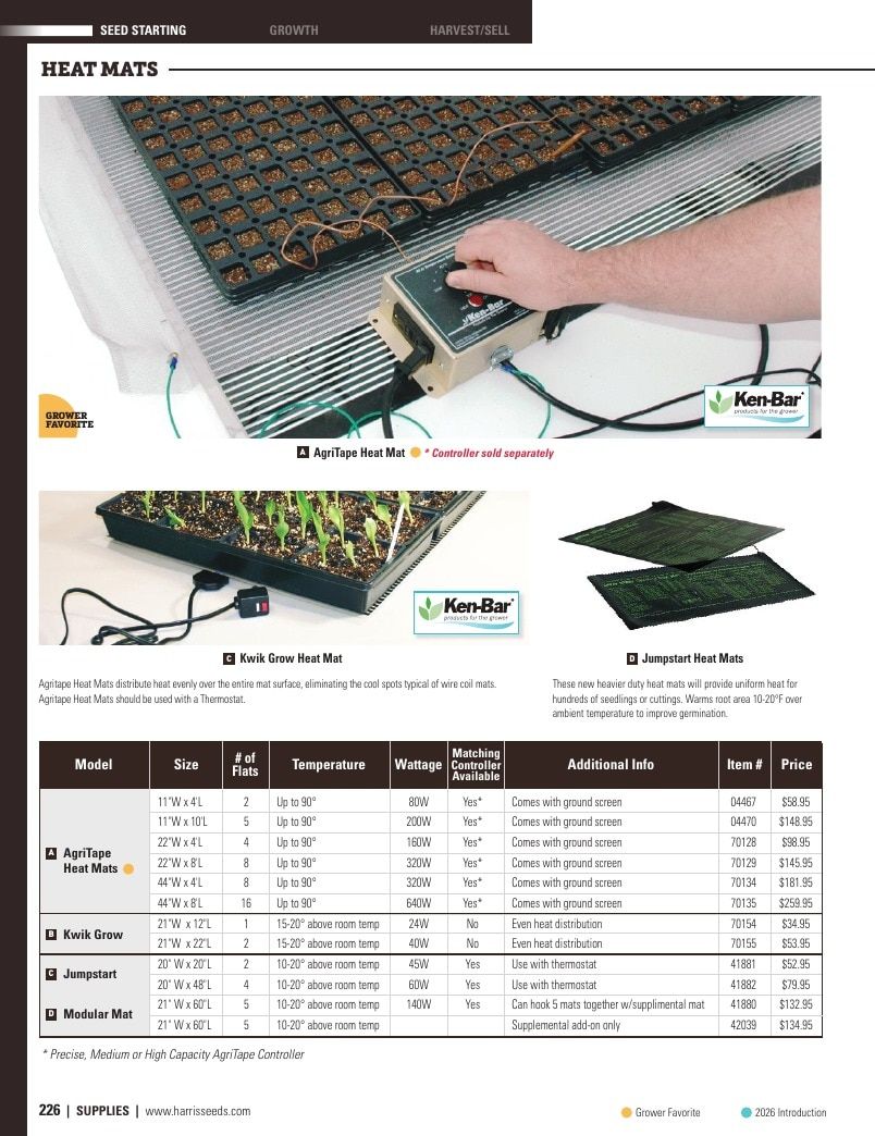 Harris Seeds Vegetable and Cut Flower Catalog Weekly Ad January 1 - December 31, 2026