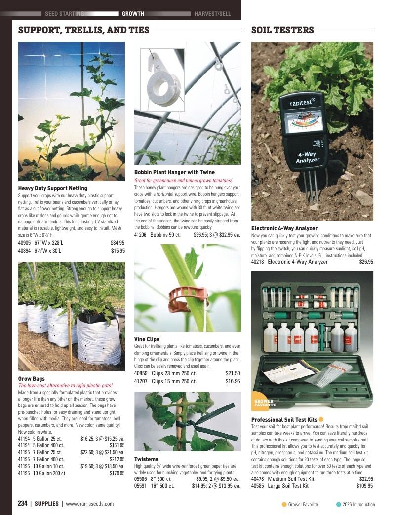 Harris Seeds Vegetable and Cut Flower Catalog Weekly Ad January 1 - December 31, 2026