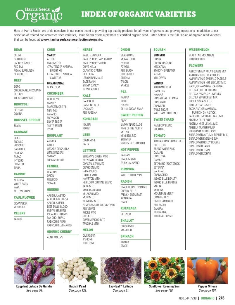 Harris Seeds Vegetable and Cut Flower Catalog Weekly Ad January 1 - December 31, 2026