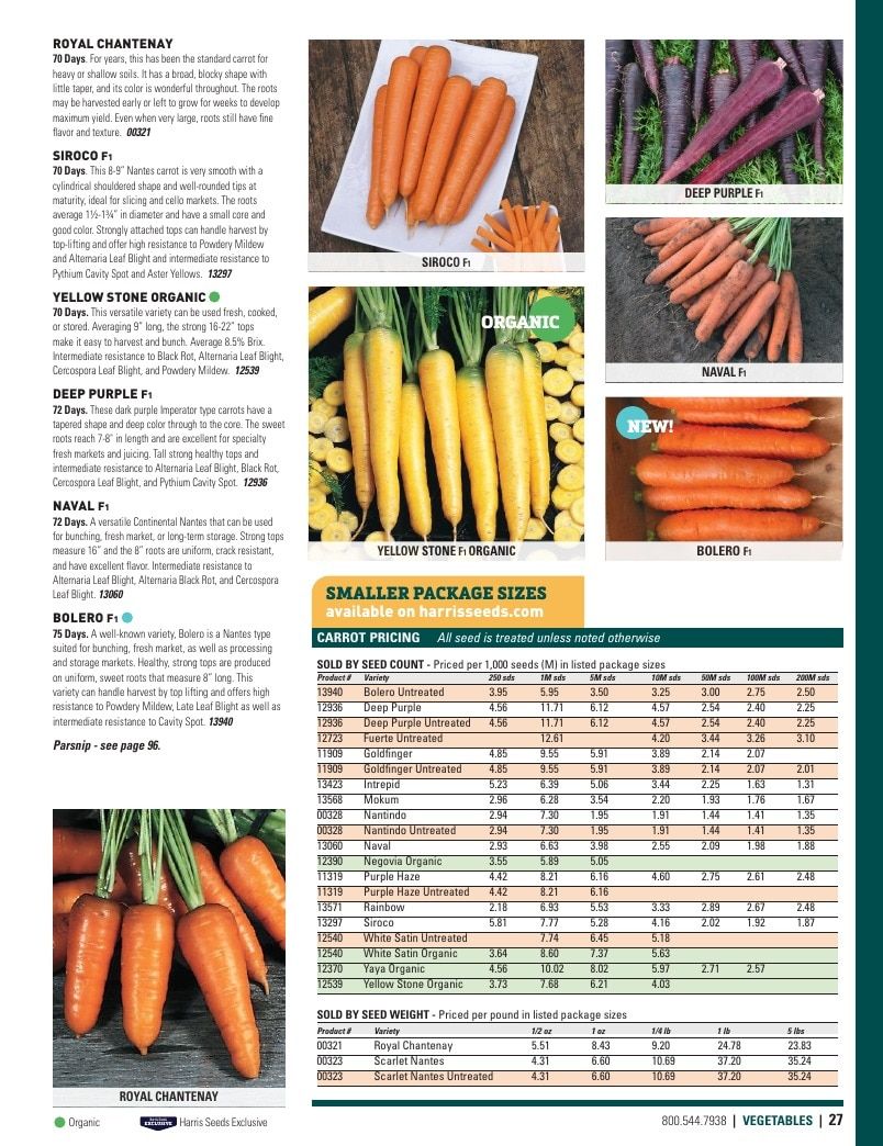Harris Seeds Vegetable and Cut Flower Catalog Weekly Ad January 1 - December 31, 2026