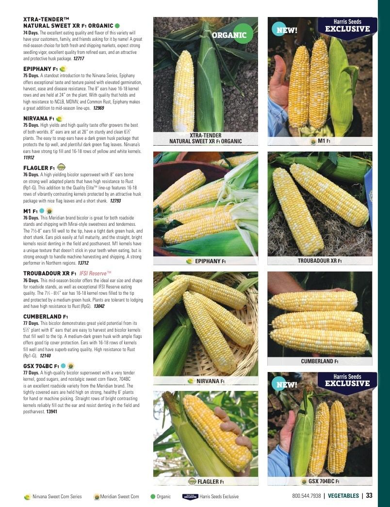 Harris Seeds Vegetable and Cut Flower Catalog Weekly Ad January 1 - December 31, 2026