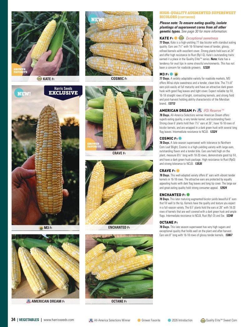 Harris Seeds Vegetable and Cut Flower Catalog Weekly Ad January 1 - December 31, 2026