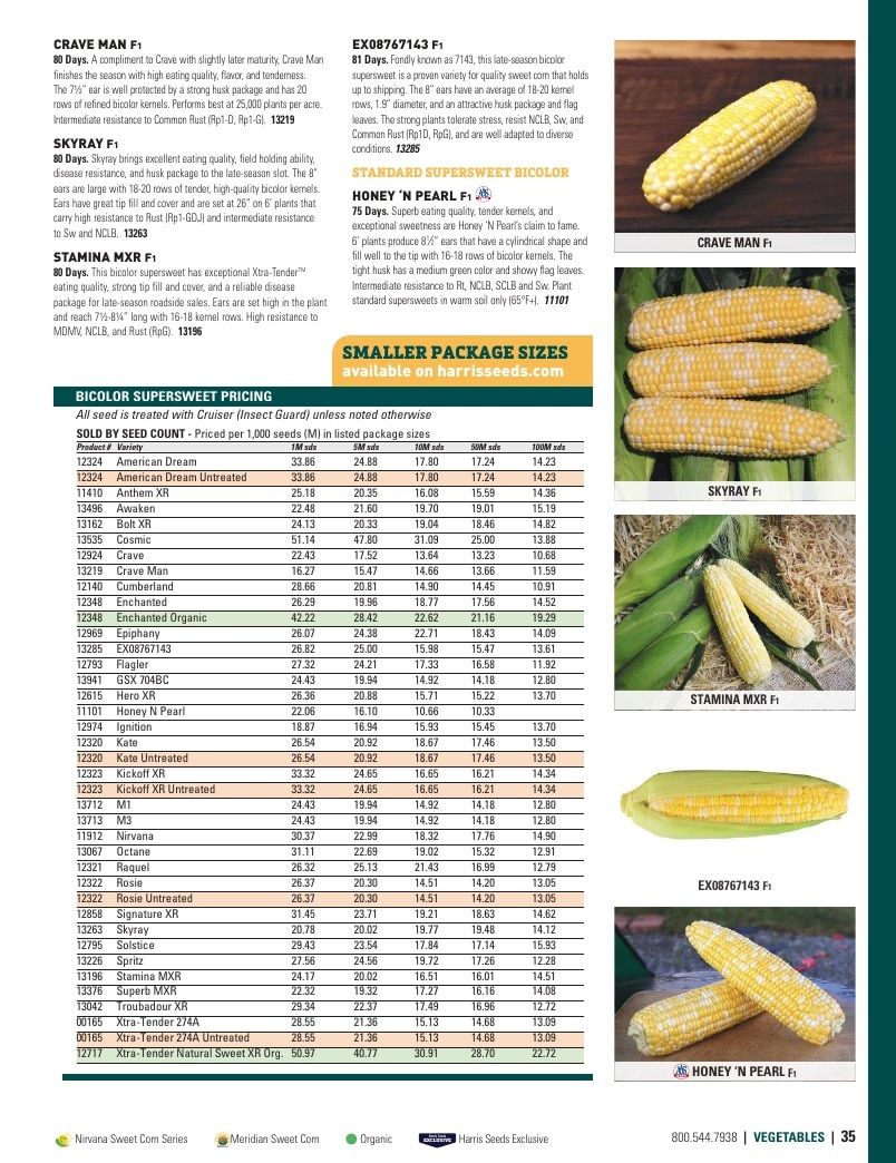 Harris Seeds Vegetable and Cut Flower Catalog Weekly Ad January 1 - December 31, 2026