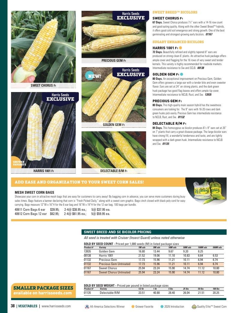 Harris Seeds Vegetable and Cut Flower Catalog Weekly Ad January 1 - December 31, 2026
