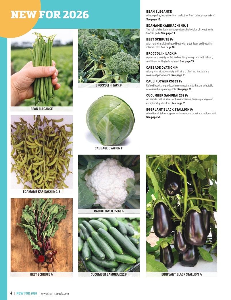 Harris Seeds Vegetable and Cut Flower Catalog Weekly Ad January 1 - December 31, 2026