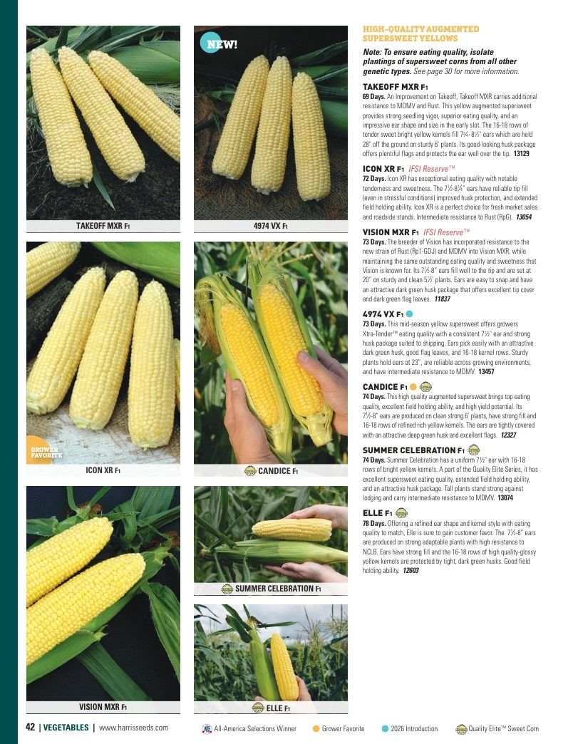 Harris Seeds Vegetable and Cut Flower Catalog Weekly Ad January 1 - December 31, 2026
