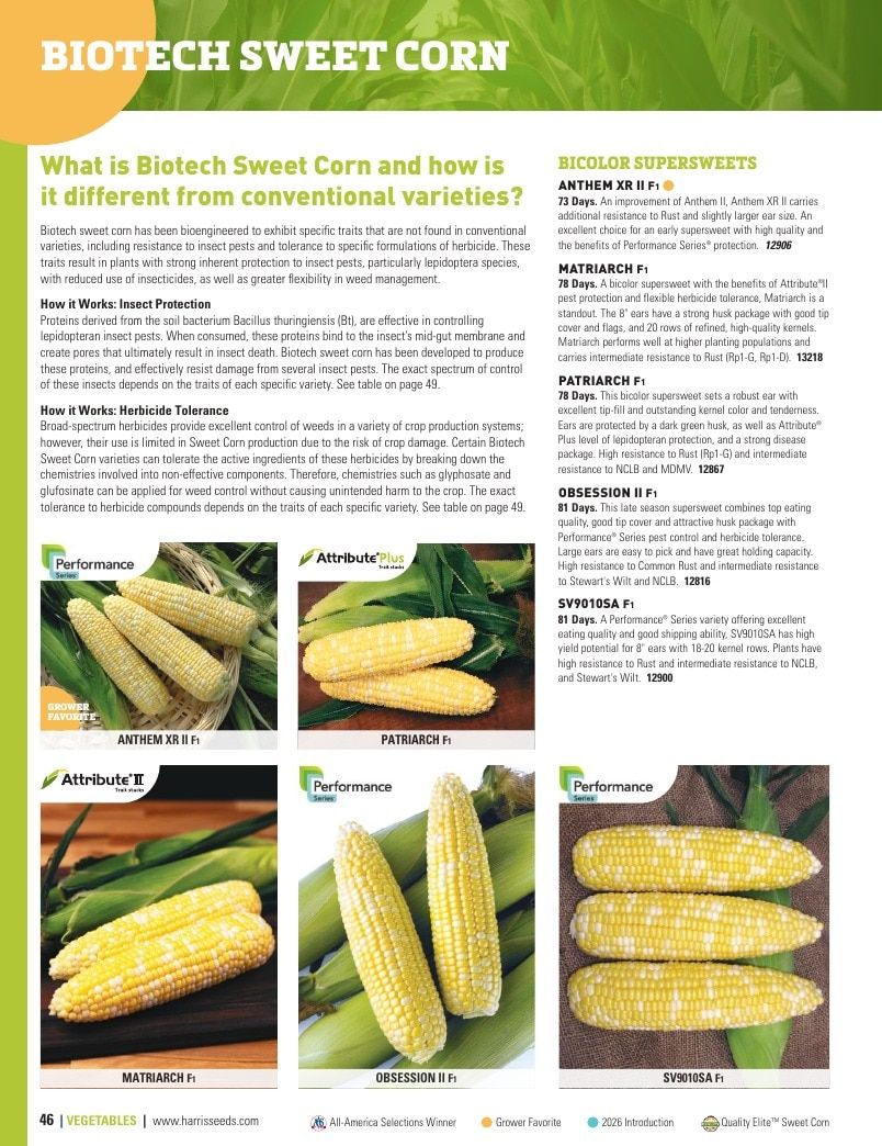 Harris Seeds Vegetable and Cut Flower Catalog Weekly Ad January 1 - December 31, 2026