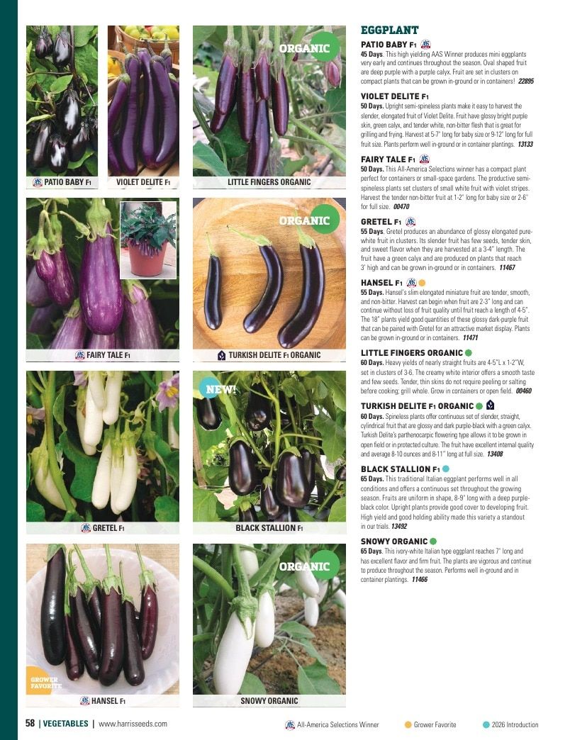 Harris Seeds Vegetable and Cut Flower Catalog Weekly Ad January 1 - December 31, 2026