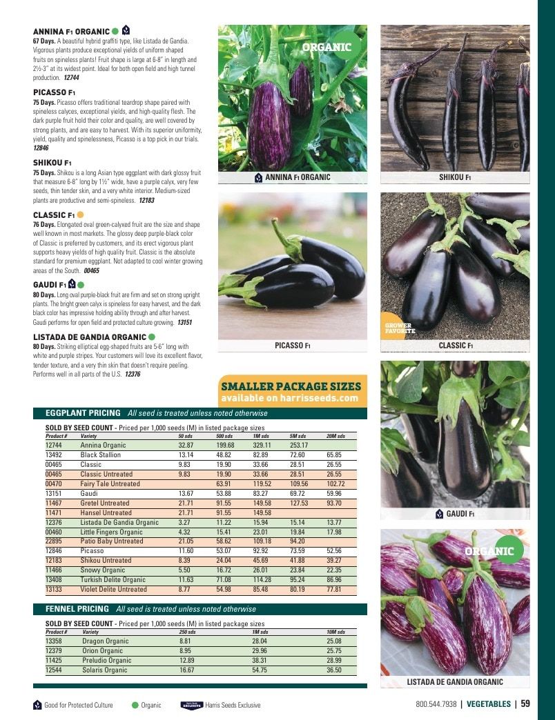 Harris Seeds Vegetable and Cut Flower Catalog Weekly Ad January 1 - December 31, 2026