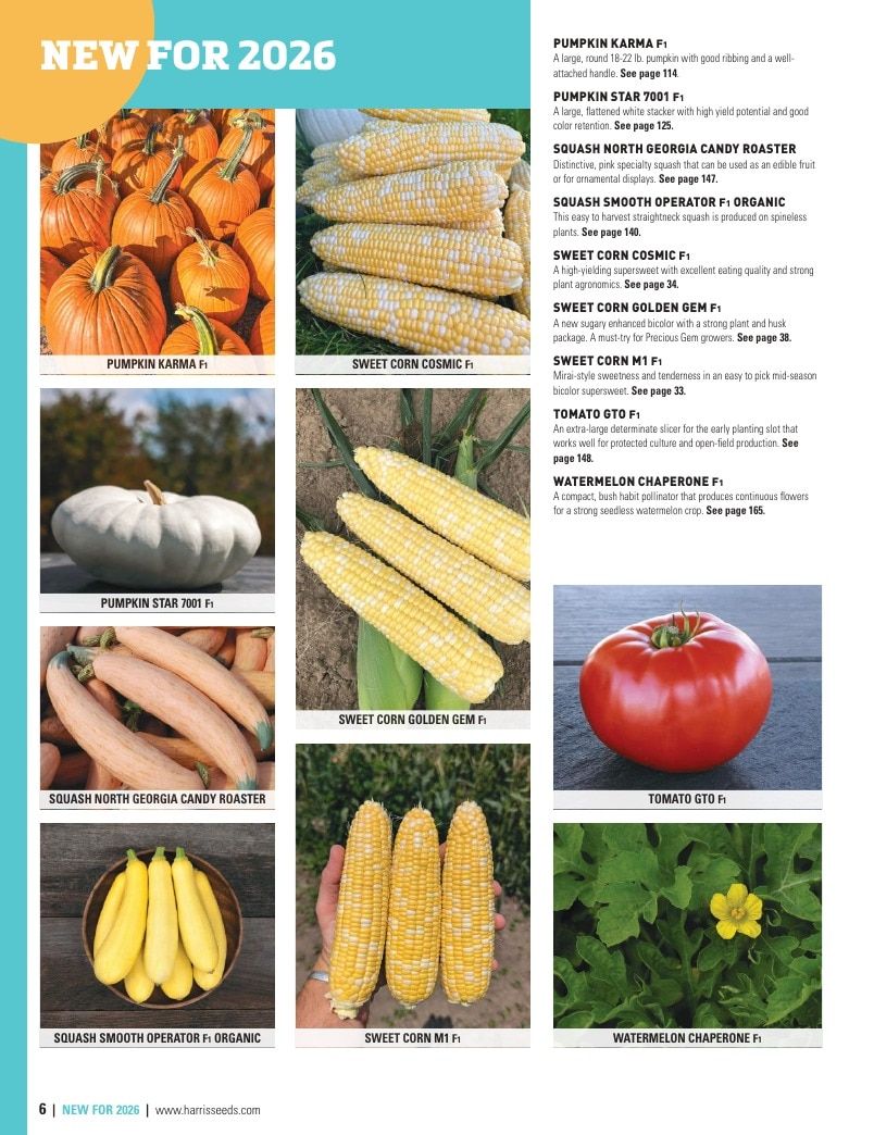 Harris Seeds Vegetable and Cut Flower Catalog Weekly Ad January 1 - December 31, 2026