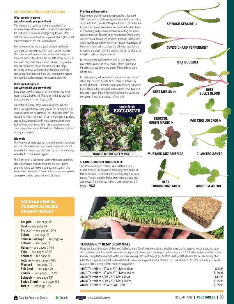 Harris Seeds Vegetable and Cut Flower Catalog Weekly Ad January 1 - December 31, 2026