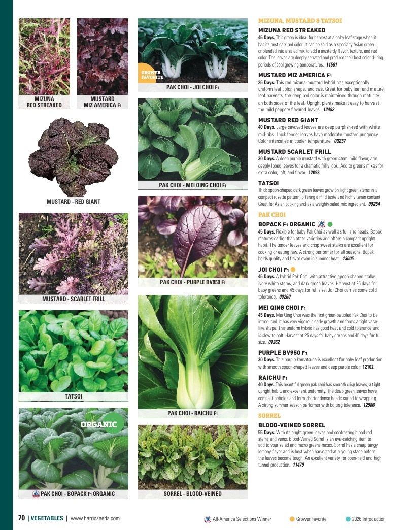 Harris Seeds Vegetable and Cut Flower Catalog Weekly Ad January 1 - December 31, 2026