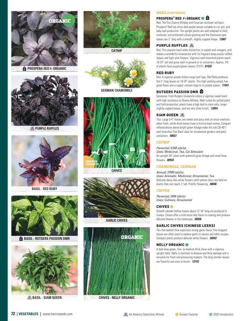 Harris Seeds Vegetable and Cut Flower Catalog Weekly Ad January 1 - December 31, 2026