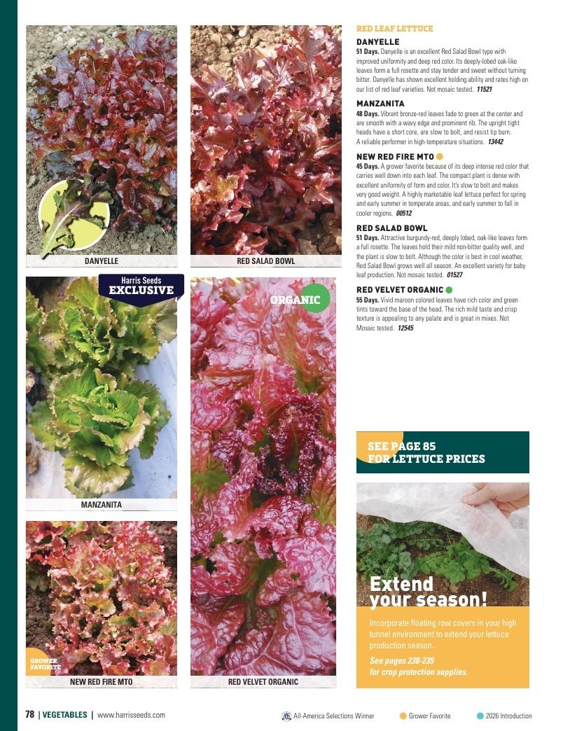 Harris Seeds Vegetable and Cut Flower Catalog Weekly Ad January 1 - December 31, 2026