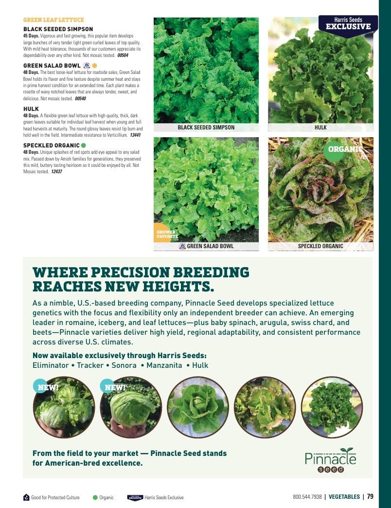 Harris Seeds Vegetable and Cut Flower Catalog Weekly Ad January 1 - December 31, 2026