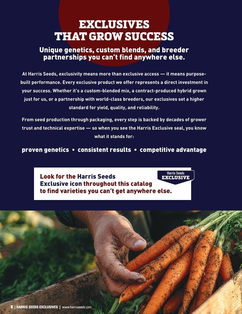Harris Seeds Vegetable and Cut Flower Catalog Weekly Ad January 1 - December 31, 2026