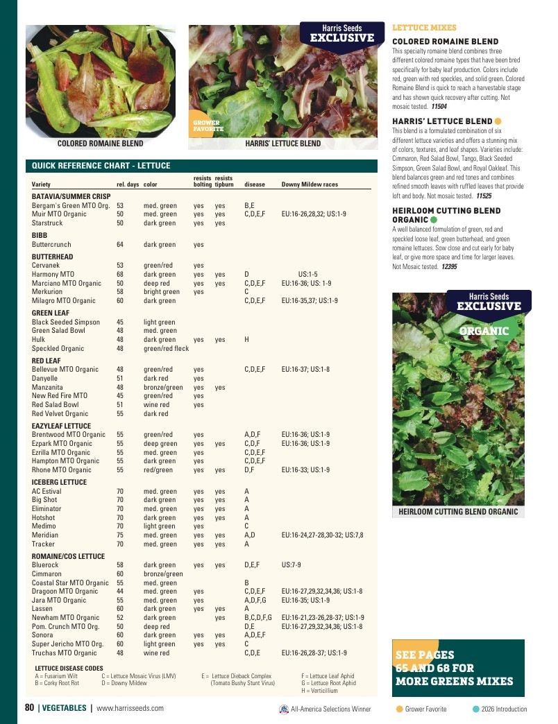Harris Seeds Vegetable and Cut Flower Catalog Weekly Ad January 1 - December 31, 2026