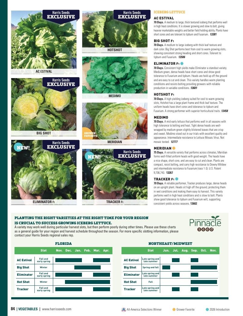 Harris Seeds Vegetable and Cut Flower Catalog Weekly Ad January 1 - December 31, 2026