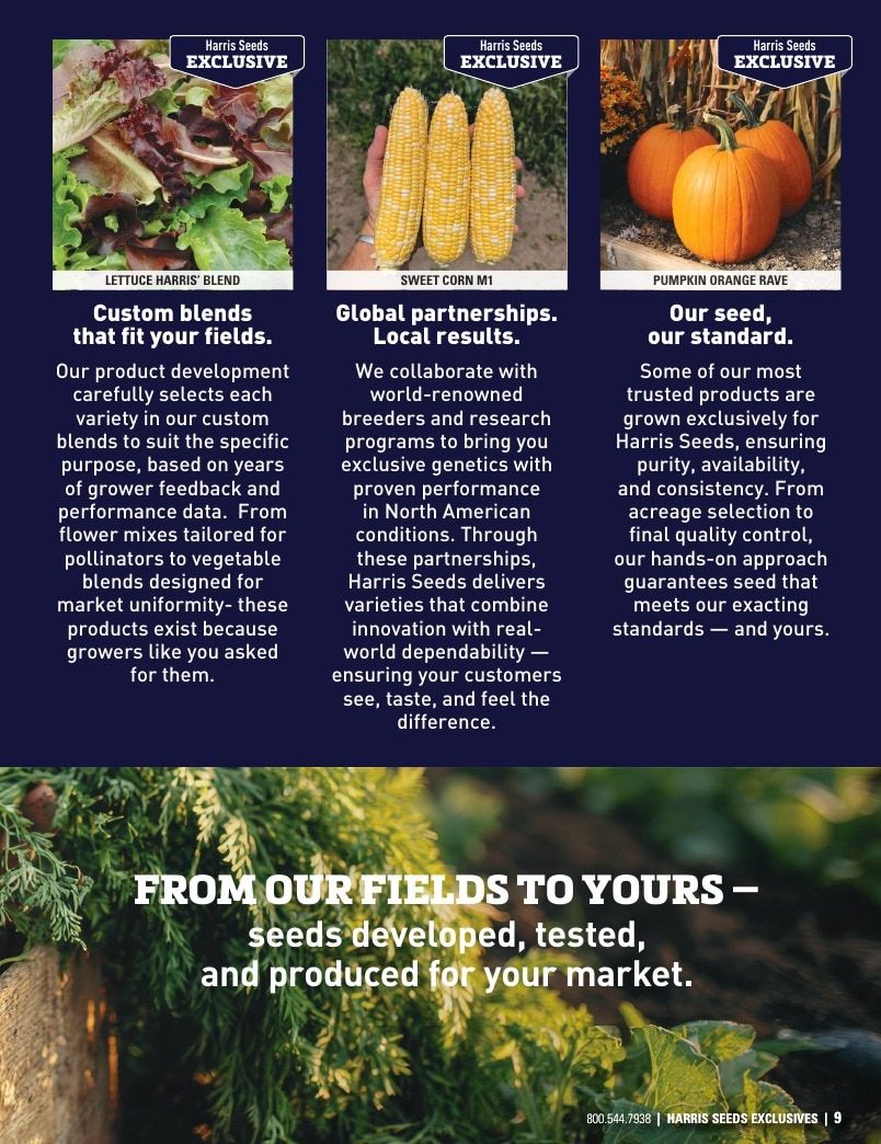 Harris Seeds Vegetable and Cut Flower Catalog Weekly Ad January 1 - December 31, 2026