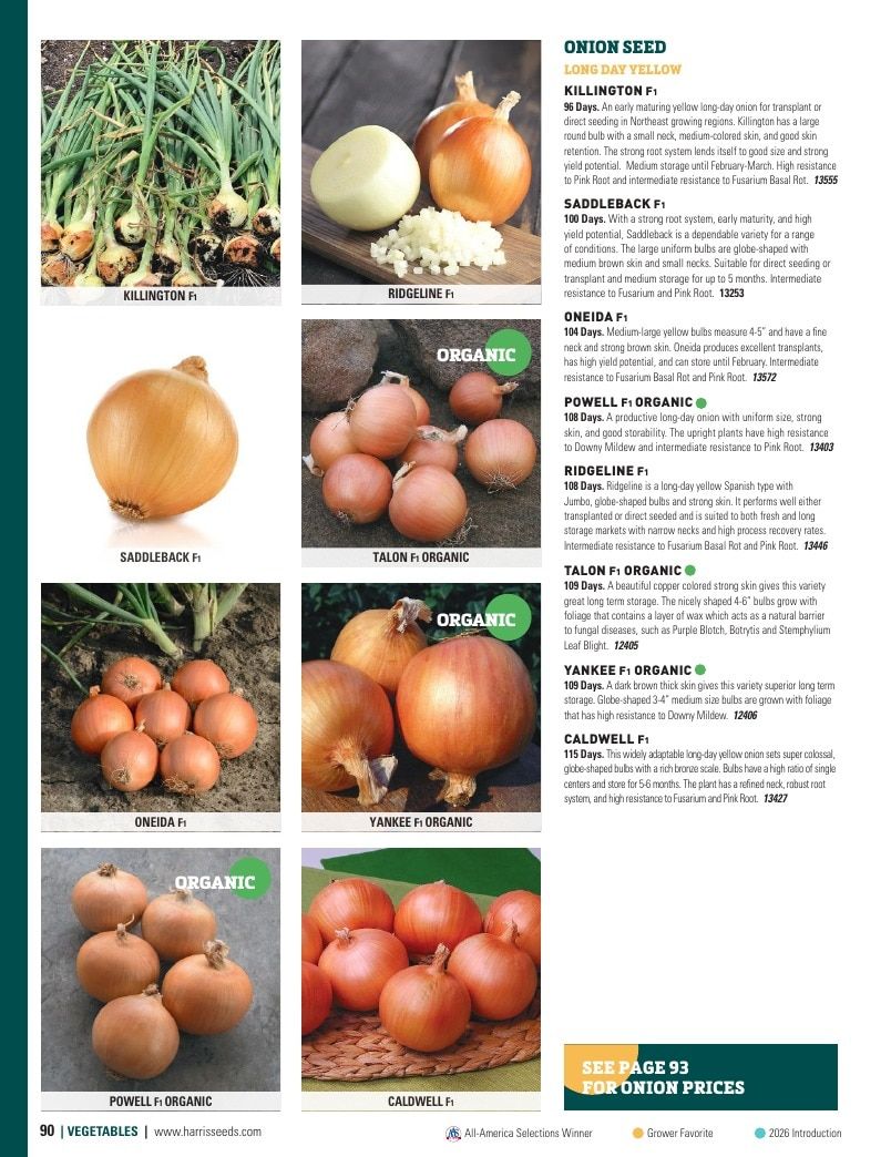 Harris Seeds Vegetable and Cut Flower Catalog Weekly Ad January 1 - December 31, 2026